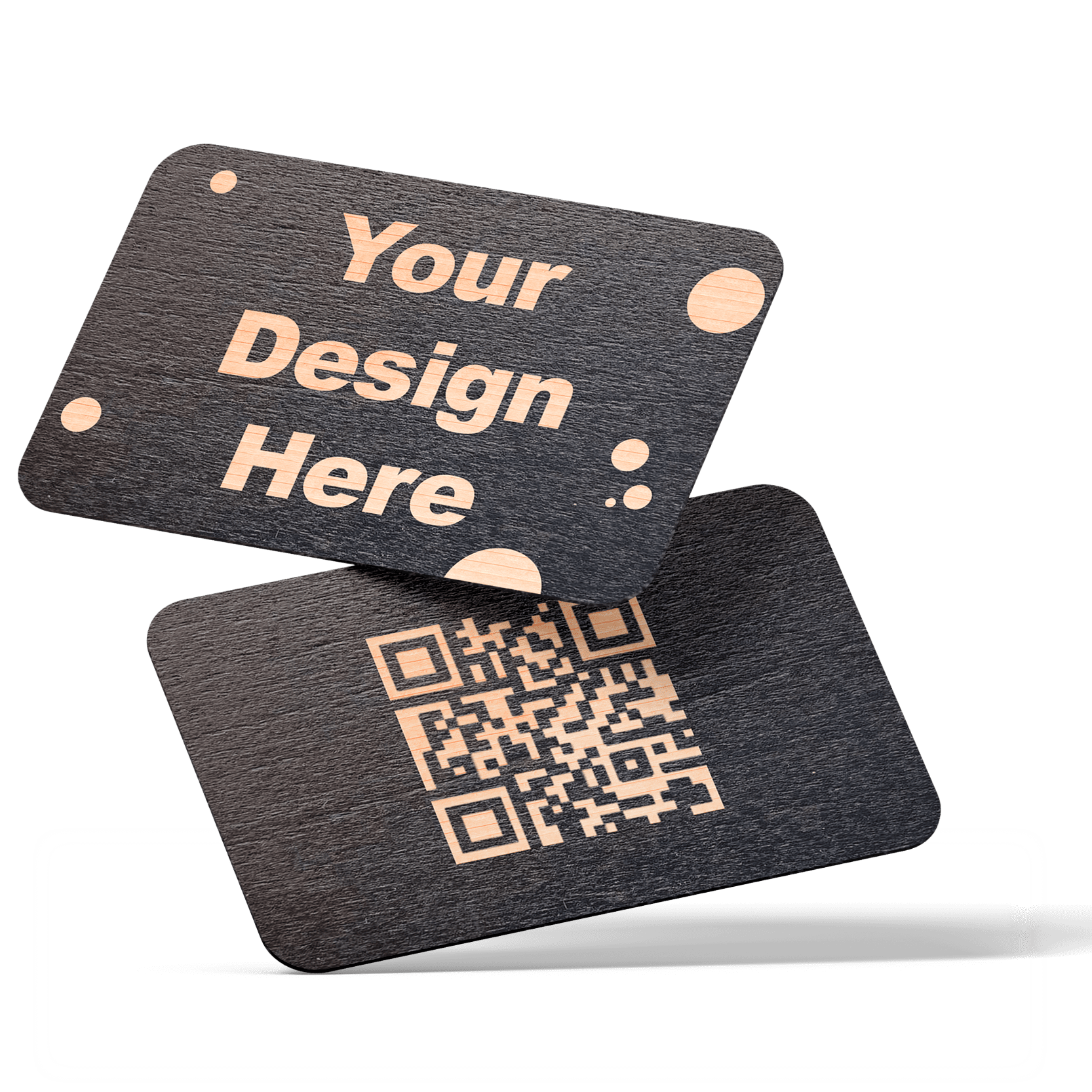 Black Bamboo NFC Business Card
